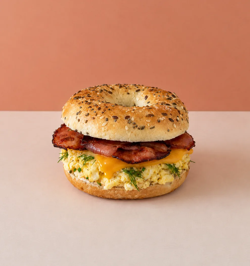 Bagel Bacon Cheddar