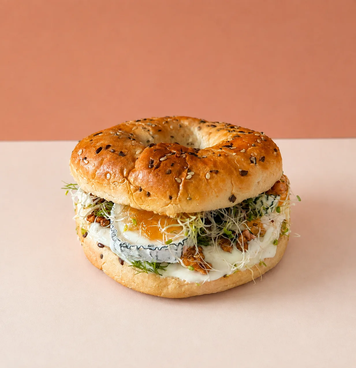 Bagel Chèvre Noix