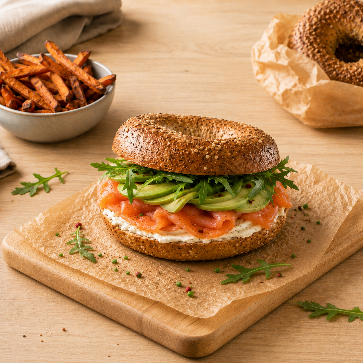Bagel Saumon Avocat
