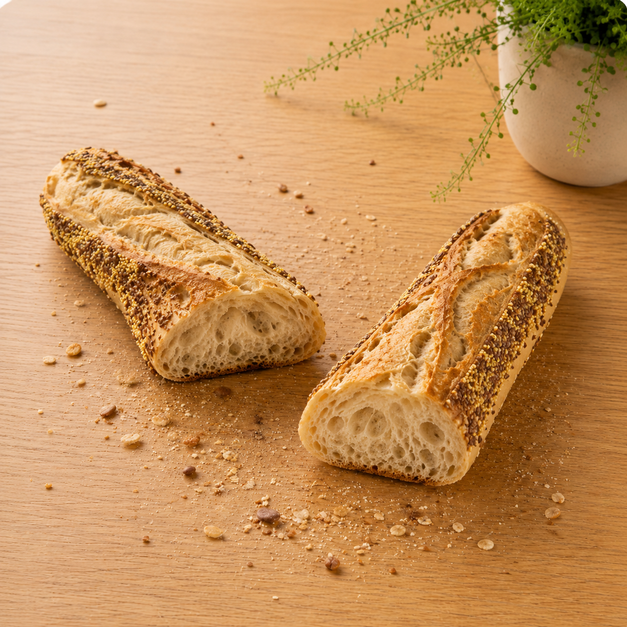 1/2 baguette céréales