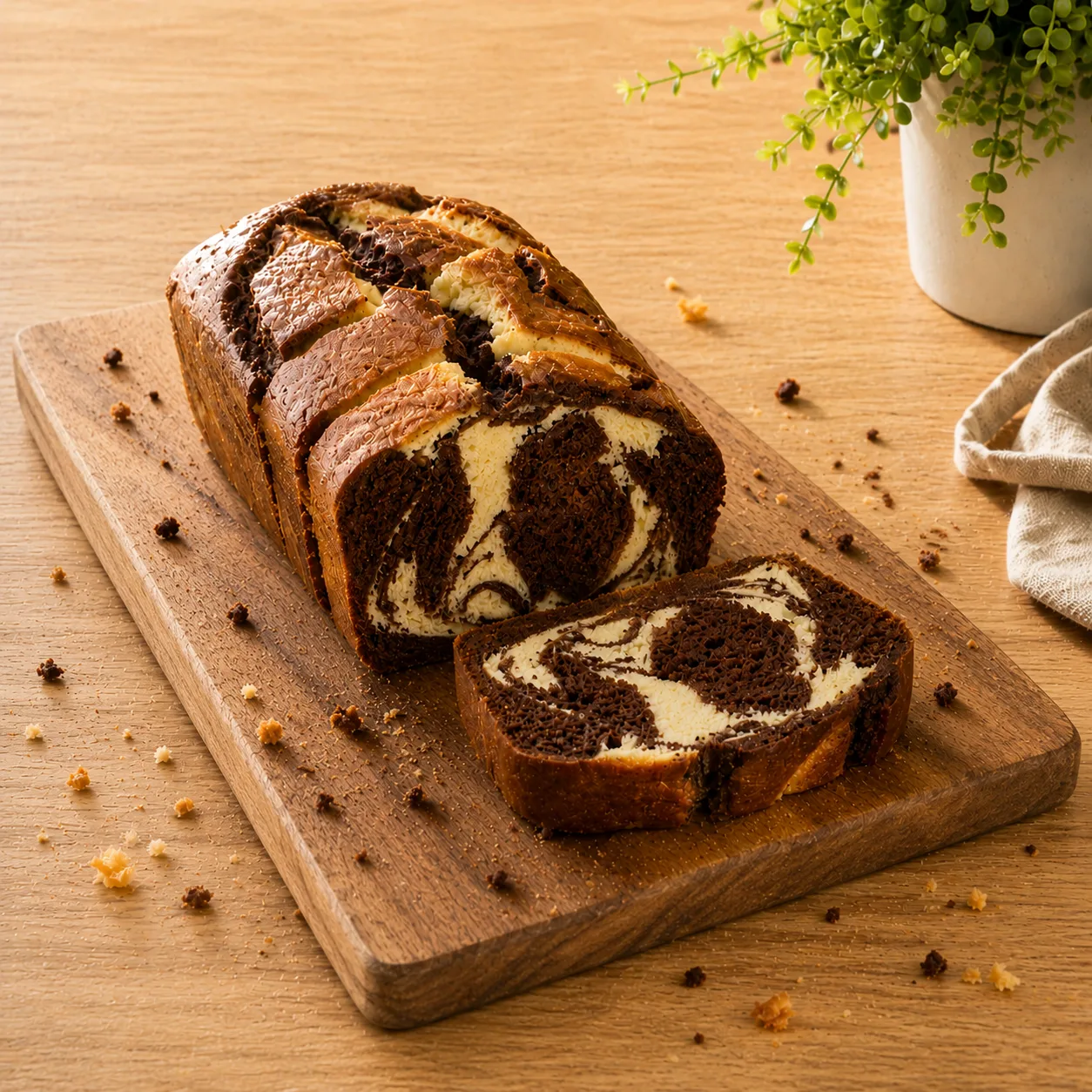 Cake marbré