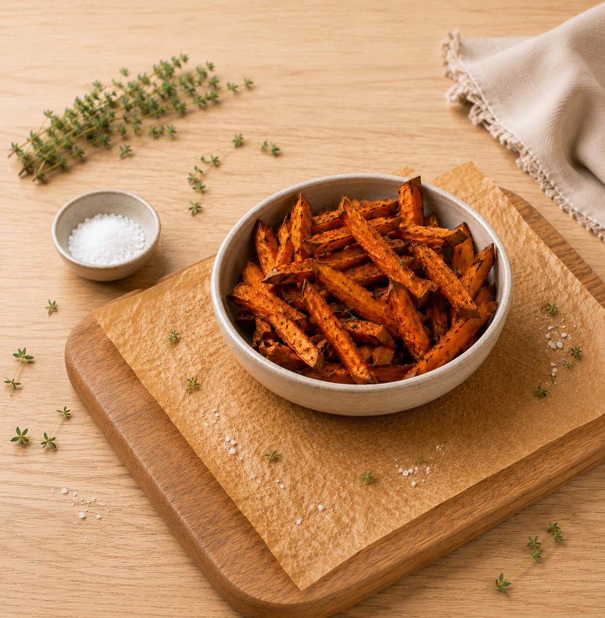 Frites de patates douces