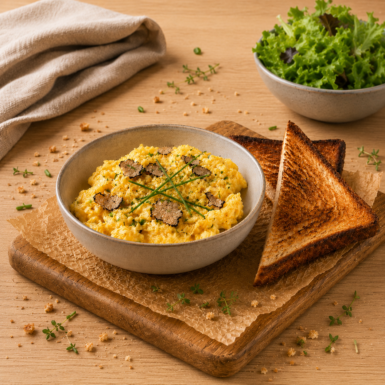 Oeufs brouillés Truffe