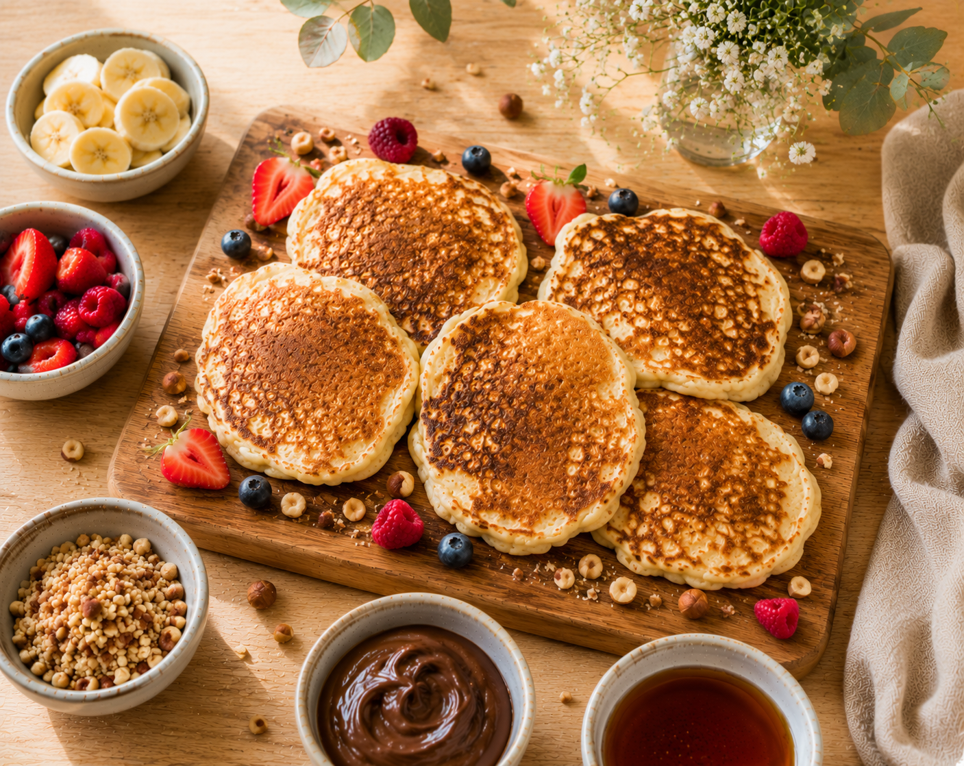 Pancakes à composer